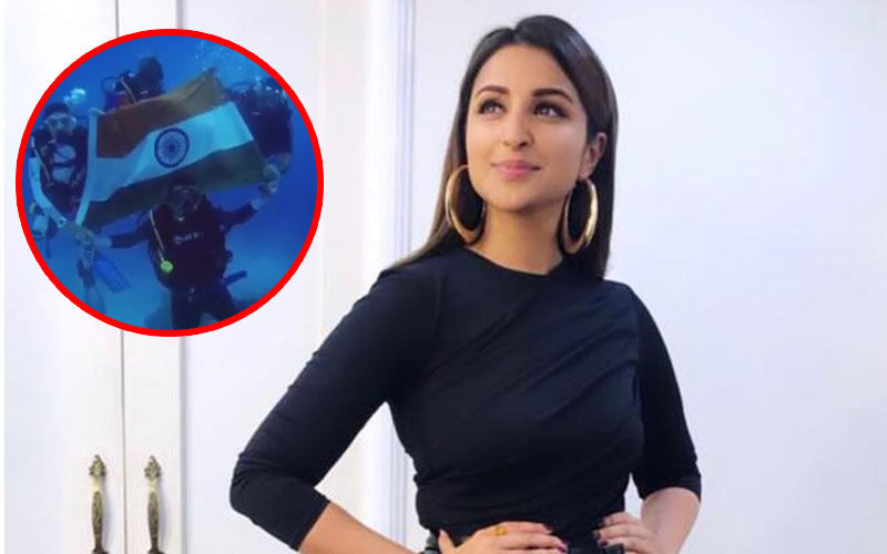 Happy Independence Day 2019: Parineeti Chopra Takes The Plunge; Hoists The Tricolour A Little Differently! Watch Video
