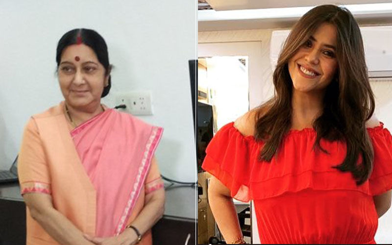Ekta Kapoor Remembers Sushma Swaraj; Reveals She Has Pictures Of Her In The Office