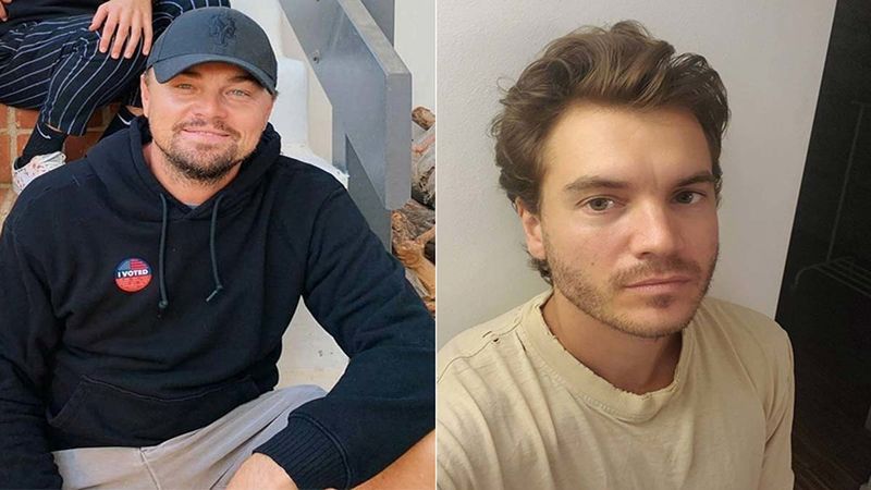 Once Upon A Time In Hollywood Pals Leonardo Dicaprio And Emile Hirsch Chill On A Beach In Malibu On The Titanic Star's Birthday