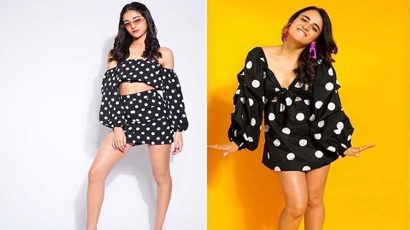 Ananya Panday And Radhika Madan Flaunt The Polka Dot Dress Better In A Quirky Way