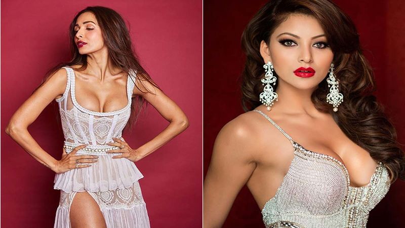 Malaika Arora And Urvashi Rautela Sport Sexy Gowns With Dramatic Necklines; Who Wore It Better?