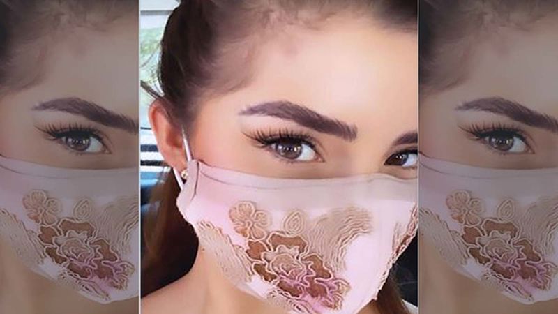 Bikini Supermodel Demi Rose Sports A Designer Mask As She Goes Out And About In The City