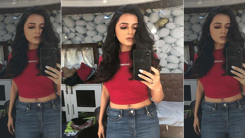 Bigg Boss 15: Tejasswi Prakash Looks Hot And Sexy, As She Dons A Powder Blue Coloured Bikini With A Sarong In The House