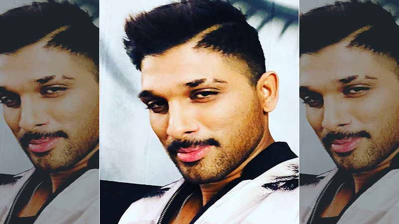 Telugu Actor Allu Arjun Greets His Fans Waiting With Bated Breath On The  Location Of Pushpa