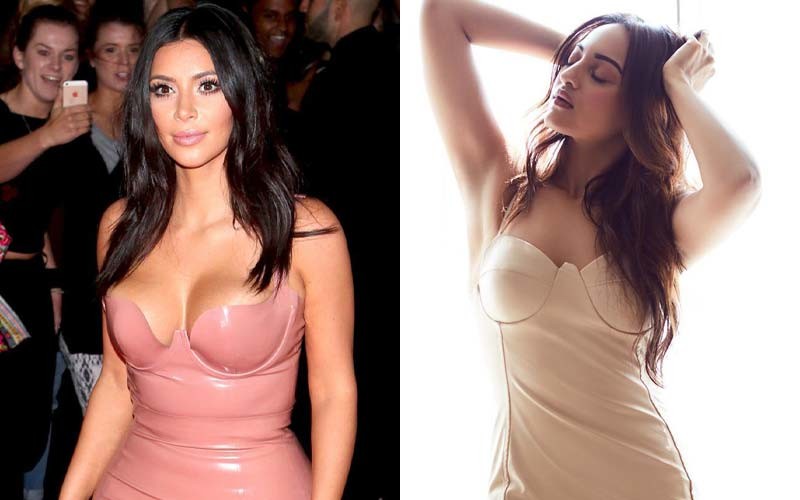 Kim Kardashian and-Sonakshi Sinha