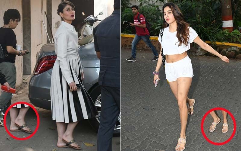 Kareena Kapoor Khan And Janhvi Kapoor Give A Traditional Twist To Their Western Wear - PICS