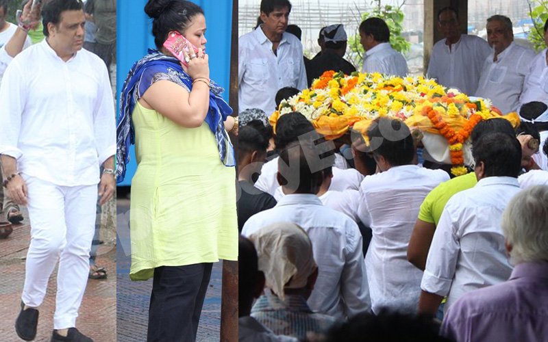 IN PICS: Govinda, Bharti Singh attend Krushna’s Dad’s Funeral