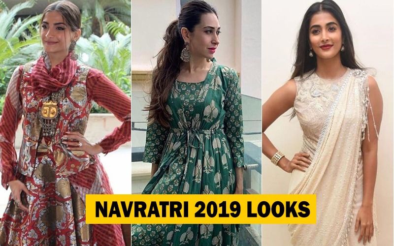 5 Bollywood Celebrity Looks You Can Recreate This Navratri 2019: Sonam Kapoor’s All Desi Style, Karisma Kapoor’s Elegance, Pooja Hegde’s Quirk And Many More