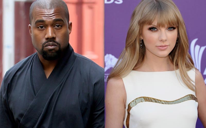 Shocking!! Kanye’s new video has a naked Kim and Taylor in bed with him