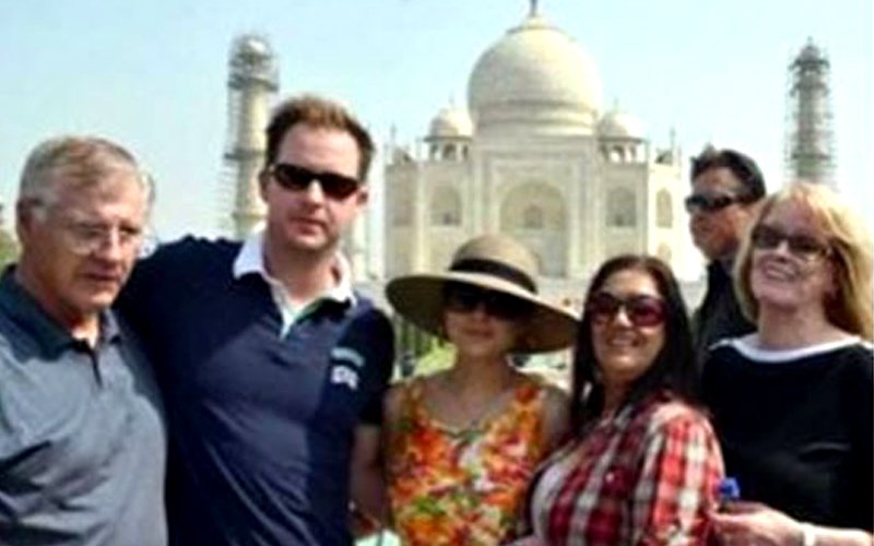 Preity Zinta takes husband and in-laws to Taj Mahal