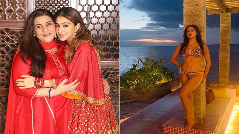 Sara Ali Khan’s Beach Vacay Continues, Mommy Amrita Singh Turns Photographer This Time