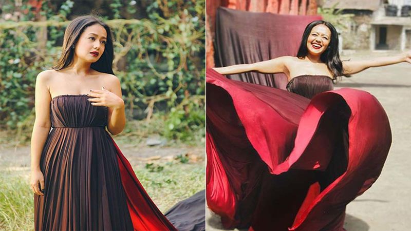 Singer Neha Kakkar Shares Her Expectations Vs Reality Pictures From The Sets Of Jinke Liye