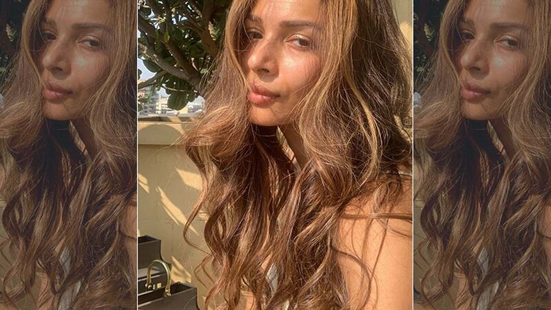 SIZZLING! Malaika Arora Looks Piping Hot In Satin Thigh High Slit Dress; Fans Can't Stop Drooling Over Her Sexy Avatar-PICS INSIDE UP