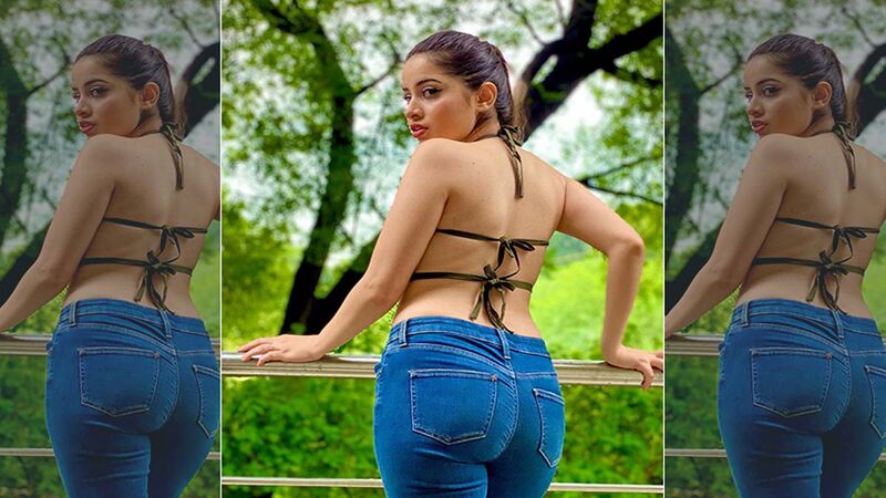 Urfi Javed Grooves To Sunny Leone’s Dance Number In A White Bralette And Orange Skirt, Look How The Netizens Reacted