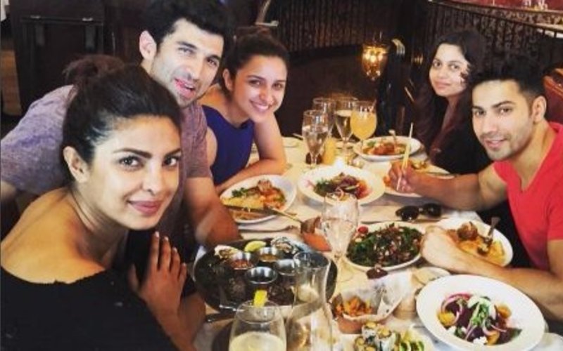 IN PICS: Priyanka Catches Up With Dream Team In New York