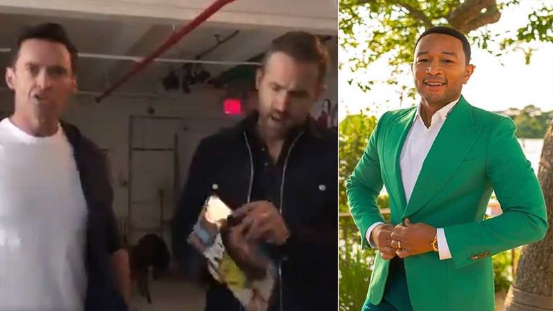Hugh Jackman Mocks Ryan Reynolds With His Magazine Cover As He Congratulates John Legend On Being 'People's Sexiest Man Alive 2019'