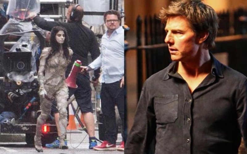 Sofia Boutella looks set to kill in Tom Cruise’s The Mummy set