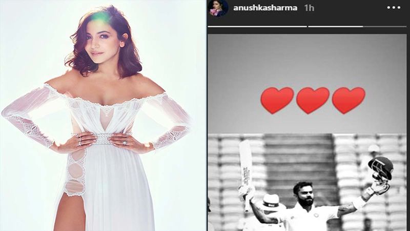 Though A Little Late, Anushka Sharma Celebrates Hubby Virat Kohli's Seventh Double Hundred, Showers Him With Hearts