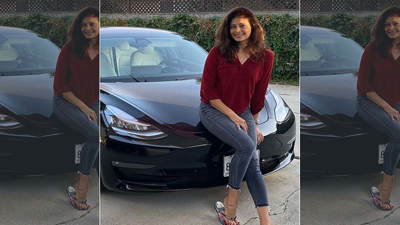 Pooja Batra Posing With Her New Mean Machine Even Before It's India Launch, Makes Us Green With Envy