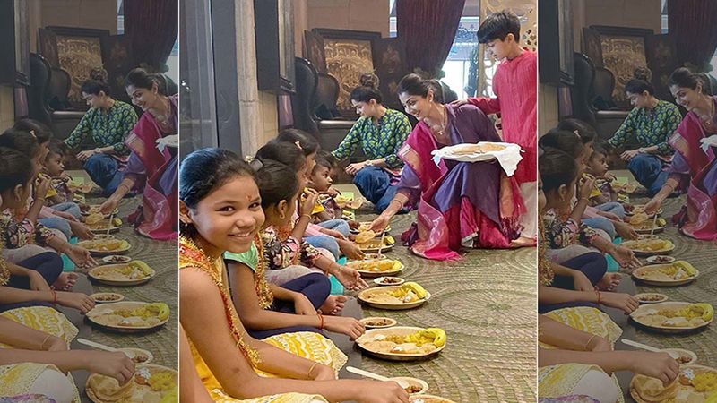 Shilpa Shetty Wishes Her Insta Family On Durga Ashtami, Shares A Pic Of Kanjak Puja