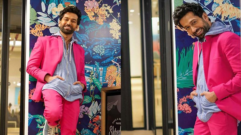 Nakuul Mehta Reinvents Style With A Pop Pink Shade; Clubs A Hoodie With A Blazer