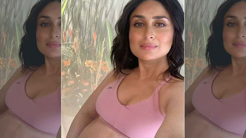 Kareena Kapoor Khan Smashes Pre-Natal Yoga Game In Tummy Baring Workout Clothes That Sits So Elegantly On Her Pregnant Bod - PICS Inside
