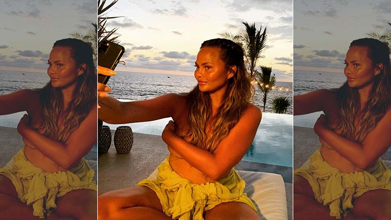 Hours After Requesting US President Joe Biden To Unfollow Her On Twitter, Chrissy Teigen Drops Hella Sexy Video And Pics