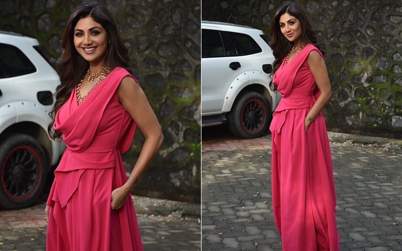 FASHION CULPRIT OF THE DAY: Shilpa Shetty Kundra’s Pink Jarring Jumpsuit Is Hurting Our Eyes