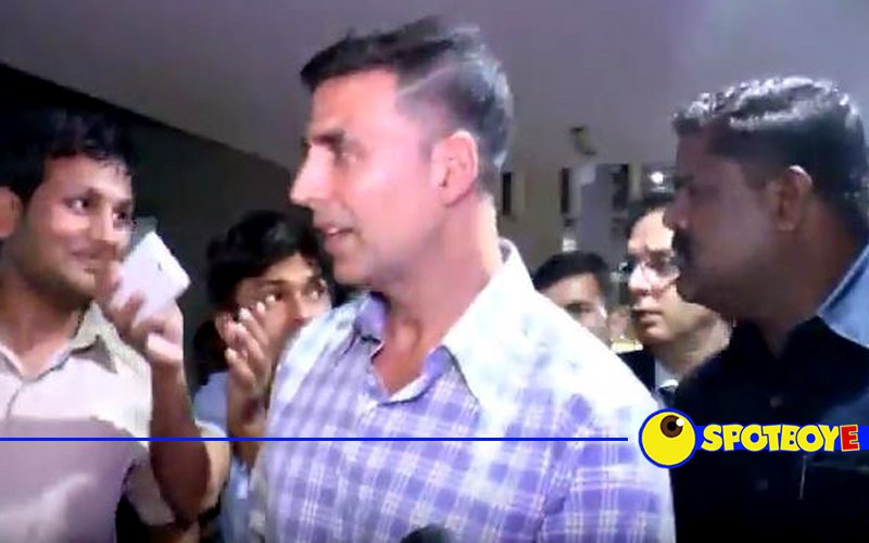 WATCH: Akshay’s bodyguard punches a fan for taking selfie with the star
