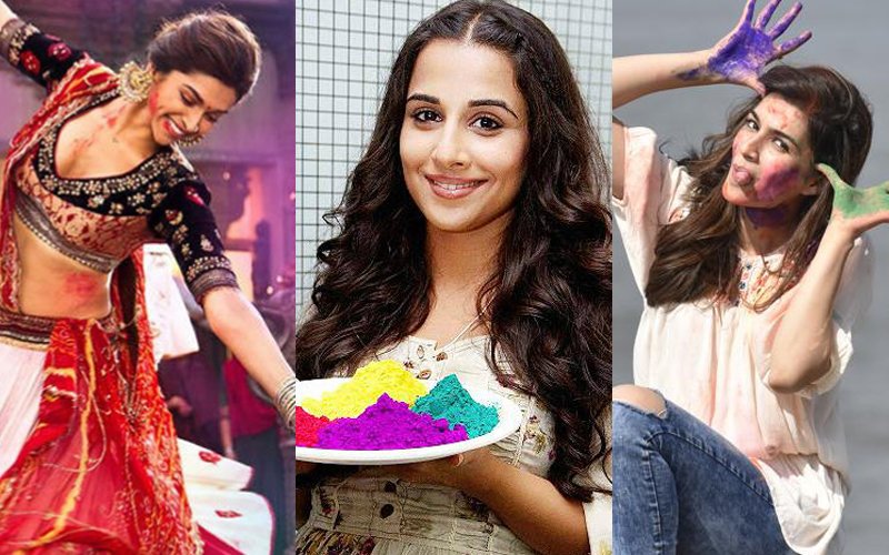 Holi Special: Deepika, Vidya, Kriti share their favourite memories of the festival