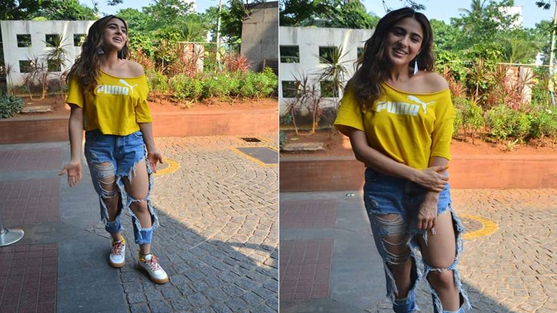 Sara Ali Khan Gets Massively Trolled For Her Distressed Jeans Look; Netizens Offer To Donate Some Clothes To Her
