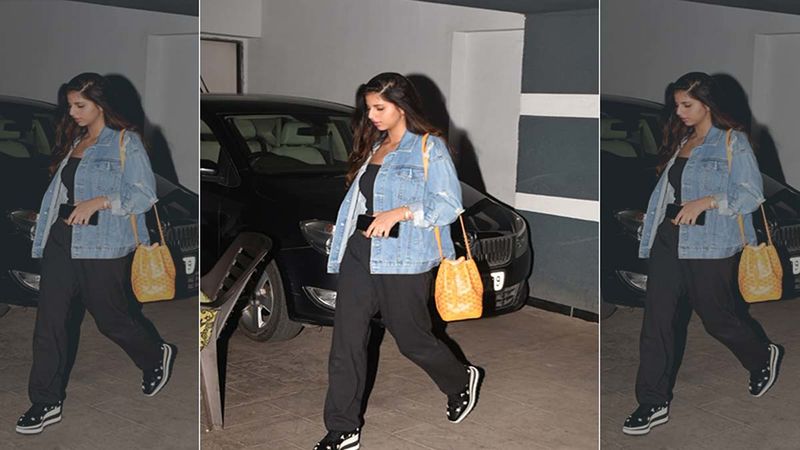 Besties Suhana Khan And Shanaya Kapoor Clicked Twining In Black And Blue Denim- PICTURES INSIDE