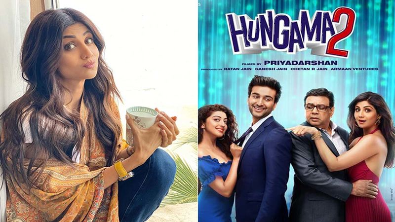 Shilpa Shetty To Begin Shooting For Hungama 2, Poses With Co-Stars Meezaan Jaffery And Paresh Rawal As They Jet Off For Shoot