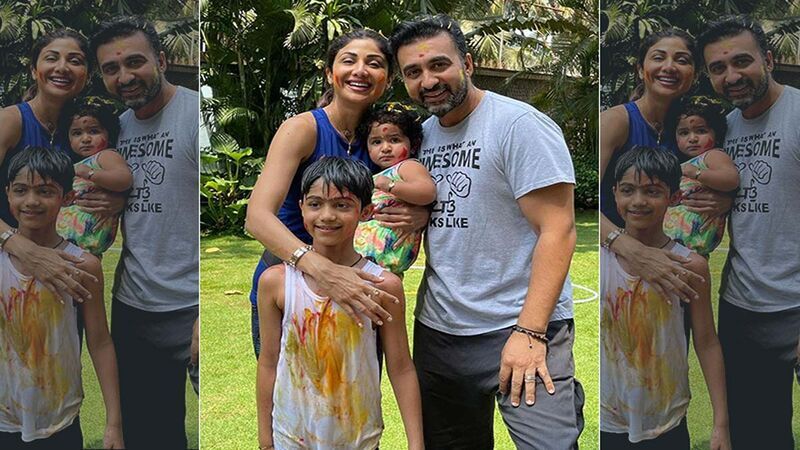 Shilpa Shetty Kundra Spotted With Kids At Airport; Paps Ask Her Son Viaan To Remove His Mask For Pictures; Here’s How The Actress REACTED