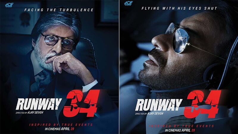 Runway 34: Makers Unveil New Title And Character Posters Of Amitabh Bachchan, Rakul Preet Singh And Ajay Devgn