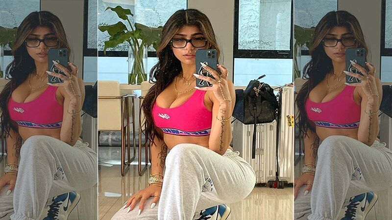 Mia Khalifa Looks HOT In Her New Insta Post, Sports A Black And White  Checkered Outfit-SEE PHOTOS