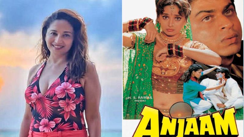 Anjaam Completes 27 Years: Madhuri Dixit Shares Some Unseen Vintage Pics Of Shah Rukh Khan And Deepak Tijori From The Film