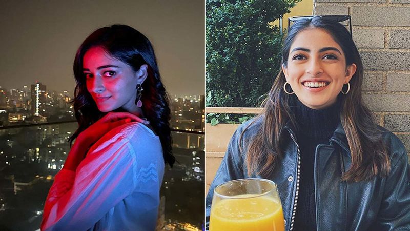 While Ananya Panday Greeted Her Fans With A Blissful Selfie She Gets A Reaction From Her Bestie Navya Naveli Nanda