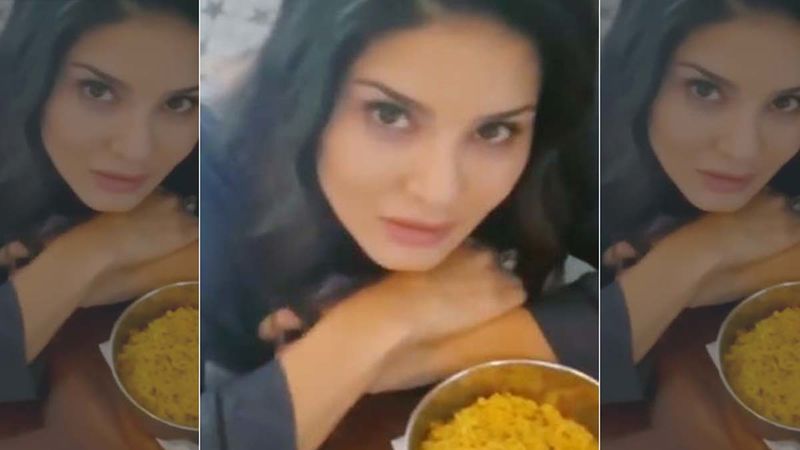Sunny Leone Satisfies Her Urge Of Having Maggi By Only Smelling It As She is currently On Diet; Watch Video