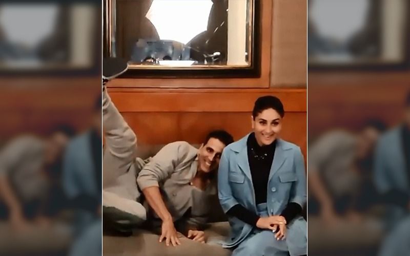 Kareena Kapoor Khan Ducks As Akshay Kumar Jumps With Joy As He Inches Closer To Good Newwz Release