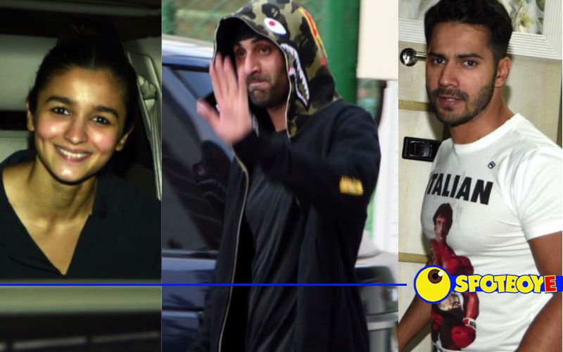 Ranbir unwinds with a football match over the weekend, while Varun-Alia follow- ‘All work No play’ policy!