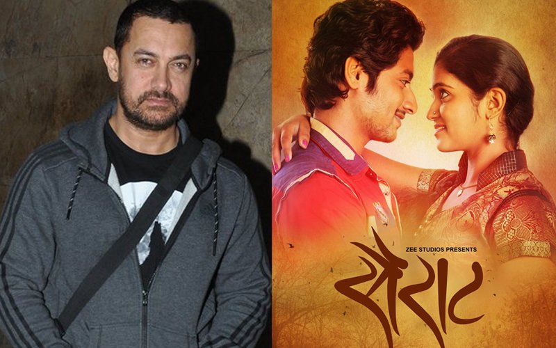 Aamir Khan at the cinemas to watch Sairat