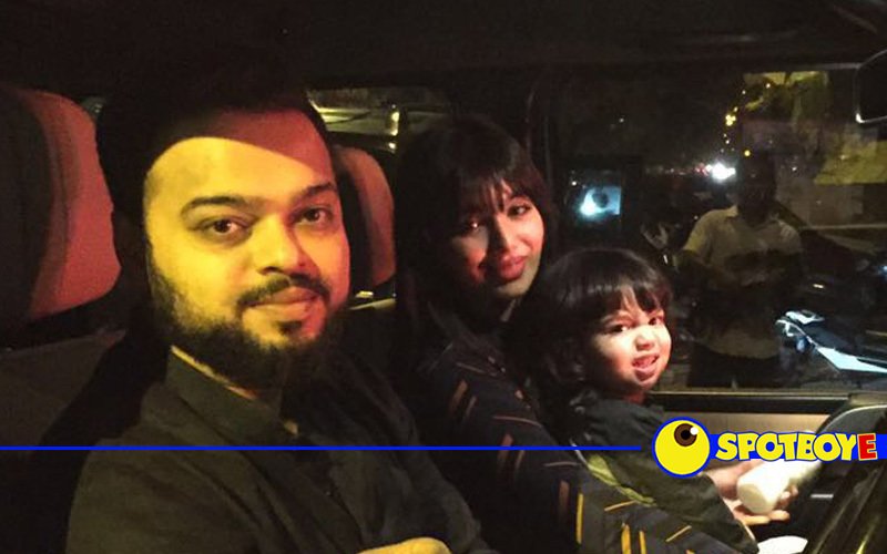SPOTTED: Ayesha Takia enjoys night out with hubby Farhan and son Mikail