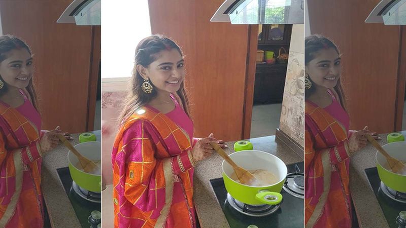 Post Wedding, Niti Taylor Gives A Glimpse Of ‘Pehli Rasoi’ As She Prepares Atta Halwa For The First Time In Her Sasural