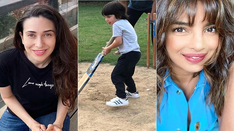 Karisma Kapoor, Priyanka Chopra And More Can’t Stop Gushing Over Kareena Kapoor Khan’s Post Of Taimur Ali Khan Playing Cricket