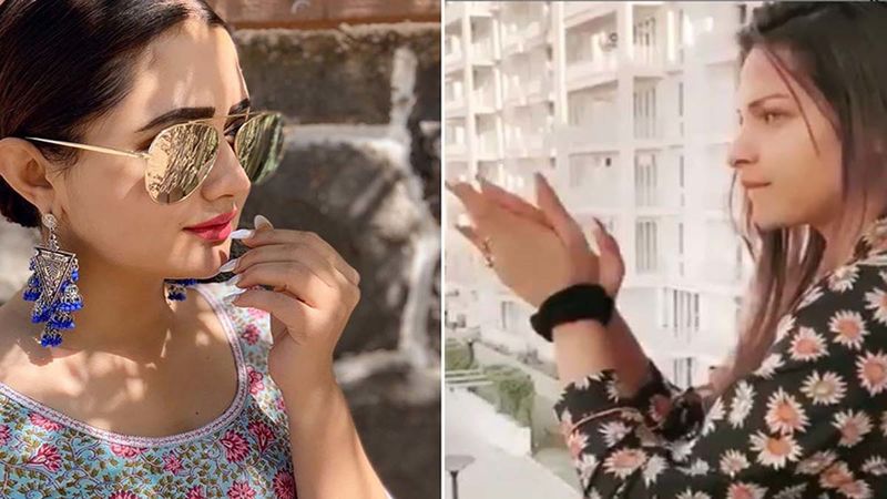 Janta Curfew: Rashami Desai And Himanshi Khurana Show Their Gratitude And Join The Appreciative Session At 5-WATCH