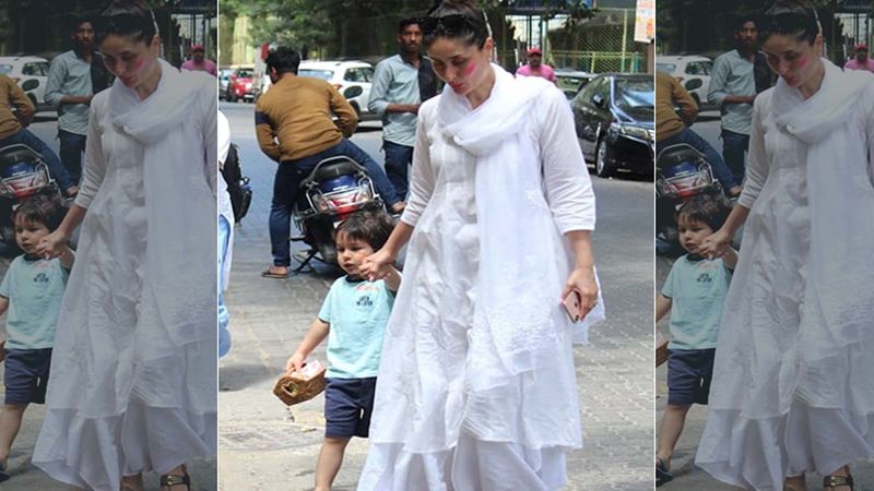 Taimur Ali Khan Breaks Into Cute Bhangara As He Visits Grandmother Babita With Mommy Kareena Kapoor Khan
