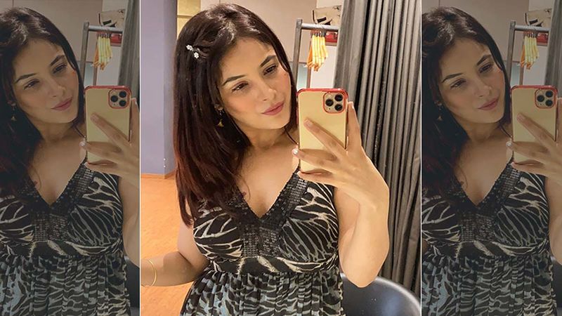 Bigg Boss 13’s Shehnaaz Gill Flaunts Her Post Weight Loss Bod As She Dons A Little Black Dress And Let Her Eyes Do The Talking