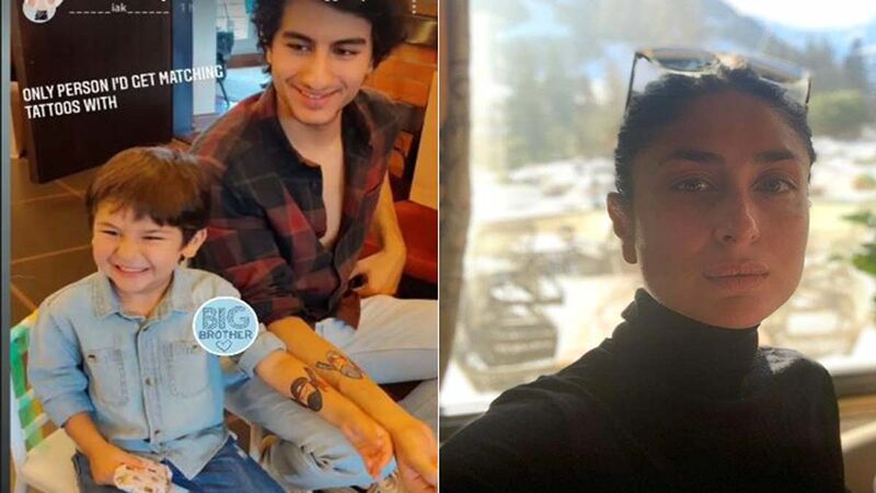 Inaaya Naumi Kemmu’s Birthday Bash: Taimur Ali Khan And Ibrahim Ali Khan Flaunt Their Matching Tattoo, Kareena Shares Picture With Big Blue Heart On INSTA Stories