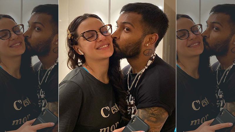Natasa Stankovic Gets A Peck On Her Cheek From Hubby Hardik Pandya; New Daddy Also Shares A Glimpse Of His Son’s Swanky Car